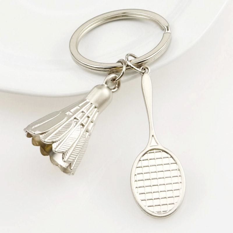 3D Badminton keychain