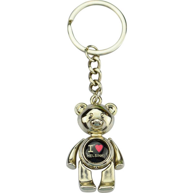 3d bear keychain
