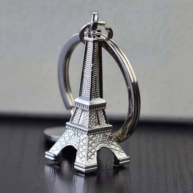 3d tower keychain