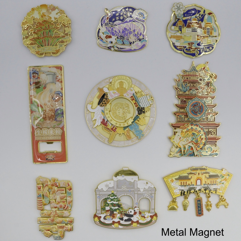 2D metal refrigerator sticker (2)