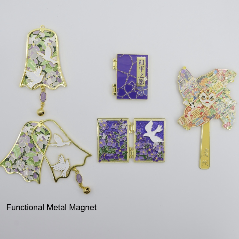 Metal assembled refrigerator sticker (1)